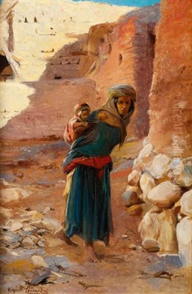 Femme Portant Son Enfant, El Kantara - view 1