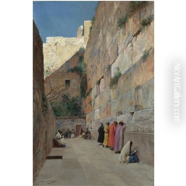 The Wailing Wall - view 1