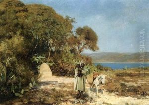 Le Retour Du Marche by Eugene Alexis Girardet