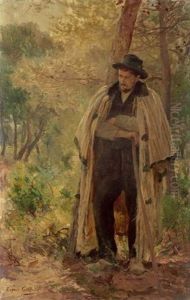 Wanderer Im Wald by Eugene Alexis Girardet