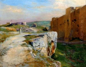 Paysage D'algerie by Eugene Alexis Girardet