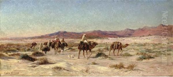 A Desert Caravan - view 1