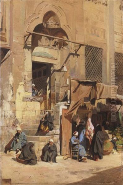 Sorti De La Mosque D'el Assar, Cairo - view 1