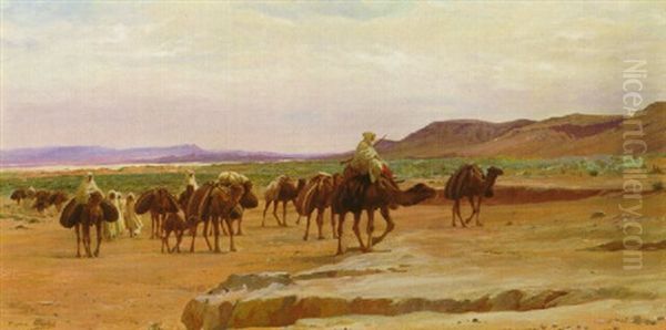 Caravannes De Sel Dans Le Desert - view 1