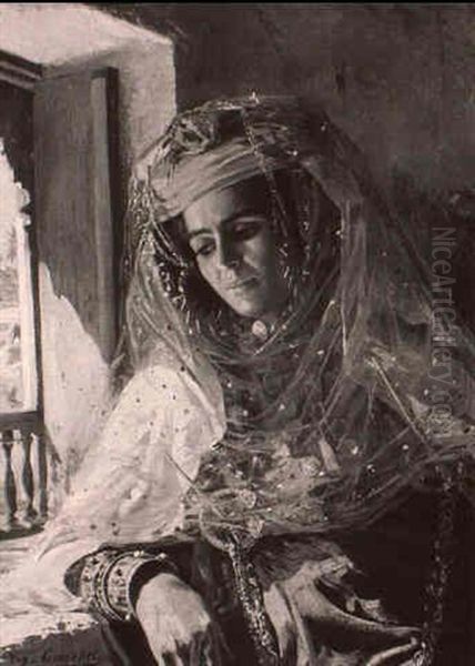 Afternoon Sunlight (portrait Of A Woman At Biskra) - view 1