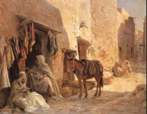 La Maison Du Lailleur Dans Une Ville Arabe