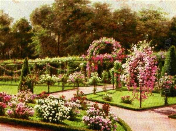 Fra Parken Ved Lystslottet Bagatelle I Bois De Boulogne, Paris - view 1