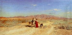 Environs De Biskra by Jules Girardet