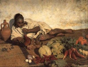 Scene Orientaliste: Le Marche by Jules Girardet