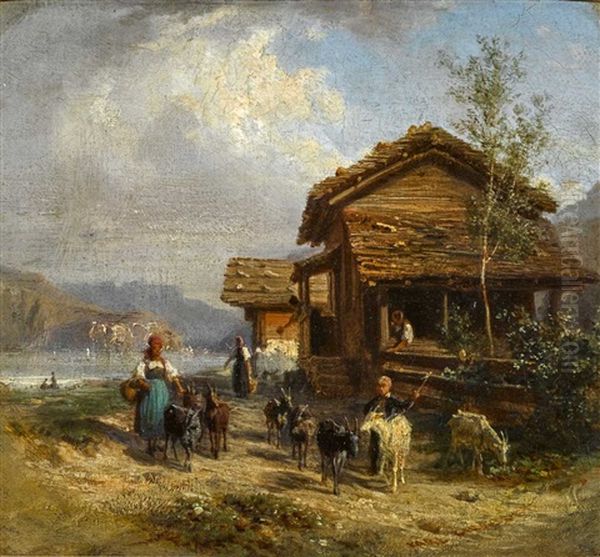 Landliche Idylle Mit Ziegen - view 1