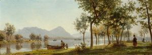 At Lake Brienz by Karl Girardet