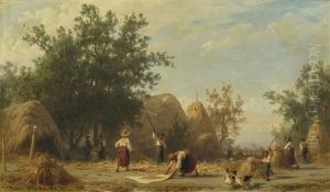 Kornernte by Karl Girardet