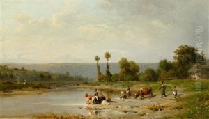 Washerwomen By The Marne Washerwomen By The Marne