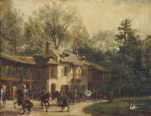 L'imperatrice Eugenie Au Petit Hameau De Trianon