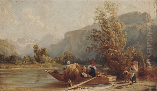 Valley In The Alps - view 1