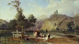 Lavandieres Au Bord D'une Riviere (washer Women On A Riverside) Lavandieres Au Bord D'une Riviere (washer Women On A Riverside)