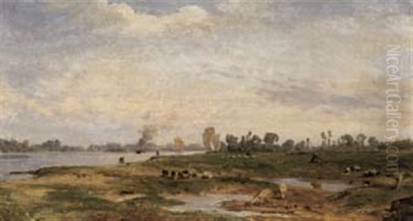 Flusslandschaft In Frankreich - view 1