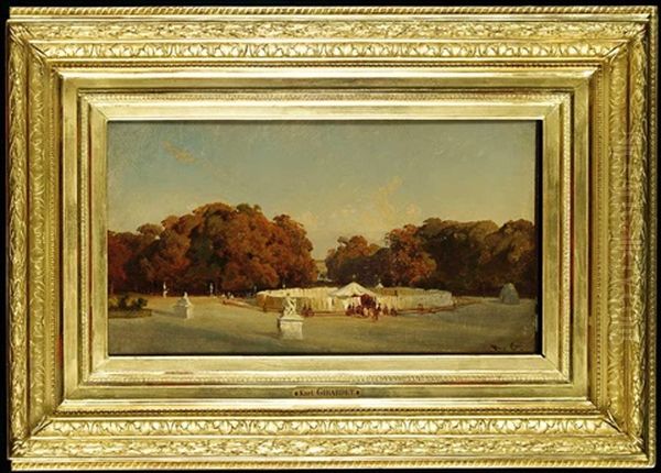 La Tente D'abd-el-rhaman, Chef De L'armee Marocaine, Exposee Au Jardin Des Tuileries - view 1