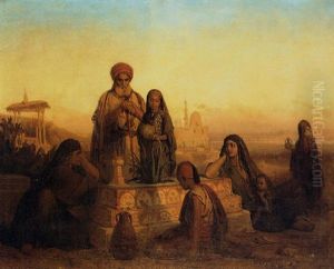 Resting At Sunset by Karl Girardet
