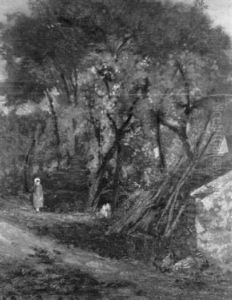 Bauernmadchen Mit Huhnerschar