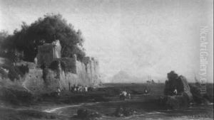 Baie De Naples Ou De Capri by Karl Girardet