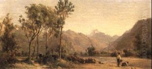 W,scherinnen An Vorgebirgsfluss
