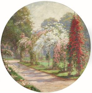 La Roseraie by Leon Girardet