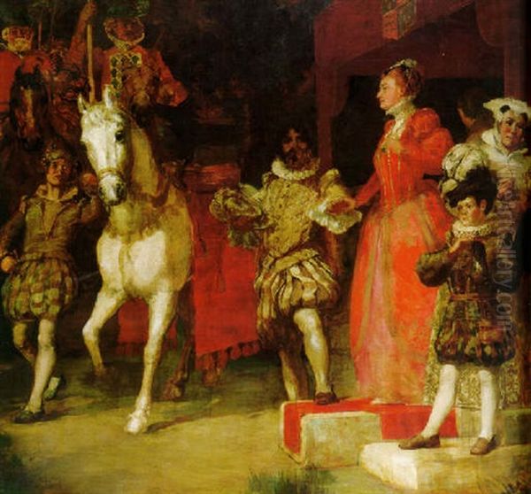 The Departure Of The Queen - view 1