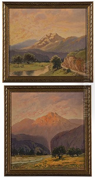 Sunrise Landscapes (2 Works) - view 1