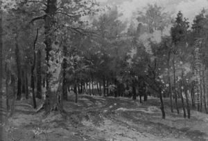 Untitled (wooded Landscape) by Frank Joseph Girardin