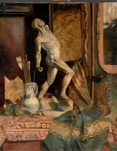 Composition A L'ecorche Et Au Triptyque