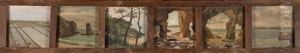 Vues De L'ile D'yeu Et De Noirmoutier (set Of 18) by Georges-Marie-Julien Girardot