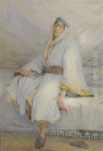 A Moroccan In Repose by Louis Auguste Girardot
