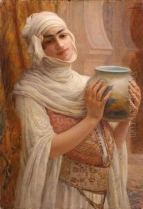 Jeune Femme Au Vase by Louis Auguste Girardot