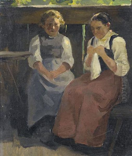 Zwei Trachtenfrauen - view 1
