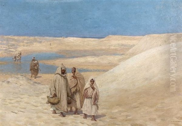 Personnages Dans Les Dunes - view 1