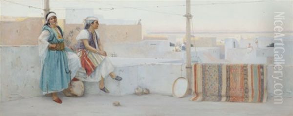 Femmes A La Terrasse, Tanger - view 1