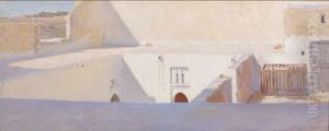 Terrasses A Tanger by Louis Auguste Girardot