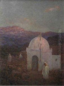 Marocaine Devant Une Koubba