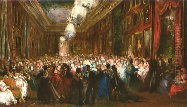 50. Maskenball Im Palais Bourbon 1863 Unter Der Leitung Des Duc De Morny - view 1