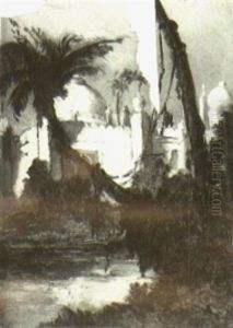 Palais Au Caire by Eugene Pierre Francois Giraud