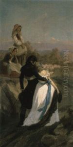 Les Amoureux by Henri Emile Giraud