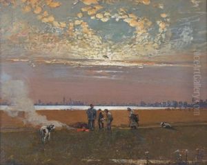 Un Soir (dans Les Dombes) by David Eugene Girin