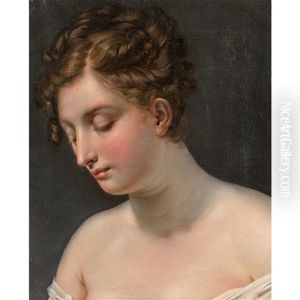 Tete De Galatee by Anne-Louis Girodet de Roucy-Triosson