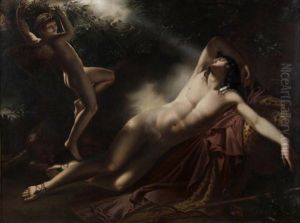 Schlafender Endymion by Anne-Louis Girodet de Roucy-Triosson