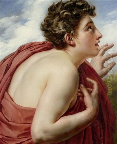 Mannerstudie Zu Dem Gemalde "pygmalion Amoureux De Sa Statue" (study For Painting) - view 1