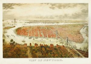 View Of New York by John Bachmann