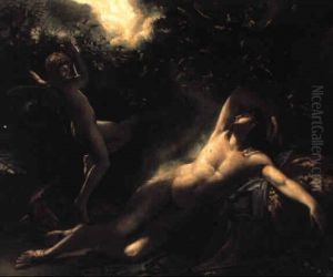 Le Sommeil D'endymion by Anne-Louis Girodet de Roucy-Triosson