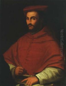 Portrait Of A Cardinal Ippolito De'medici