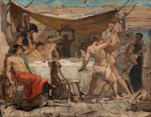 Ulysse Combattant Et Mendient by Charles Giron